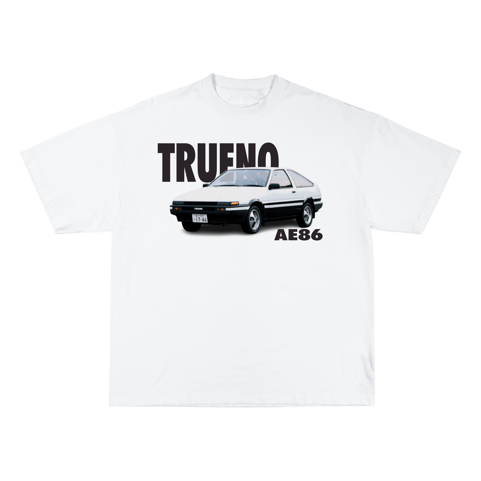 Trueno Ae86 Printed Men's Oversized T-shirts - Devcarry