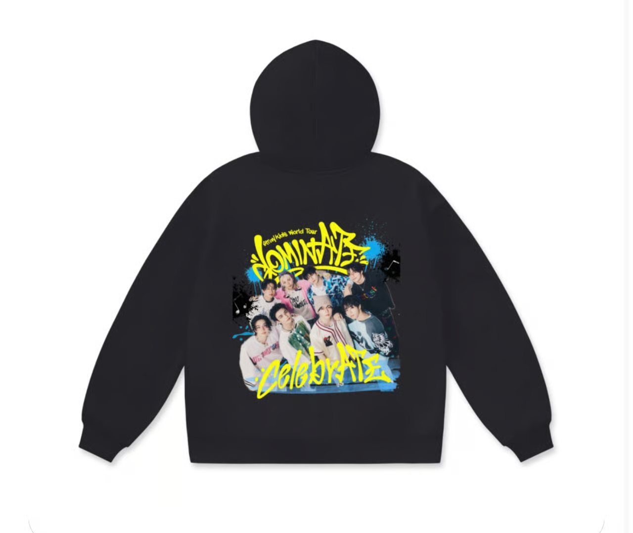 StrayKidsパーカー黒 M 1STアルバム INトレーナー 写真 スキズ Stray