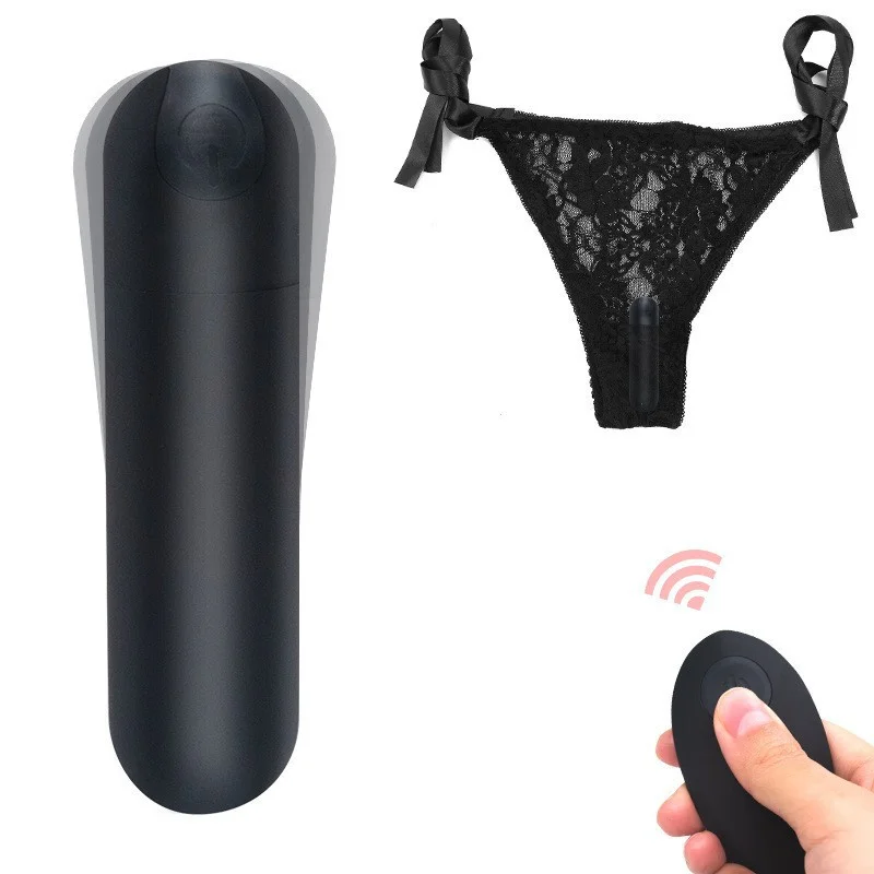 Wireless Remote Control Vibrator Pant Lace Underwear Female Vibrating Stick