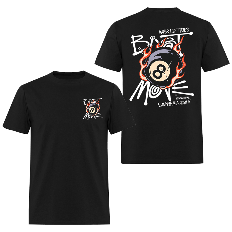 World Tribo International Smash Racism Printed Men's T-shirt - Devcarry