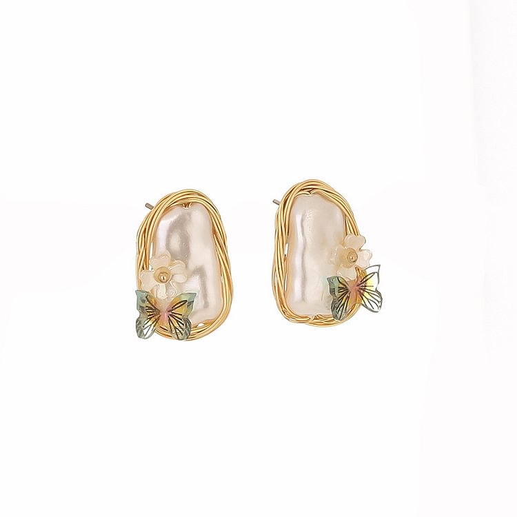 Hand-wound Temperament Retro Exquisite Earrings