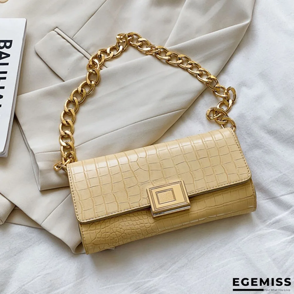 Yellow Fashion Casual Solid Chains Bags | EGEMISS