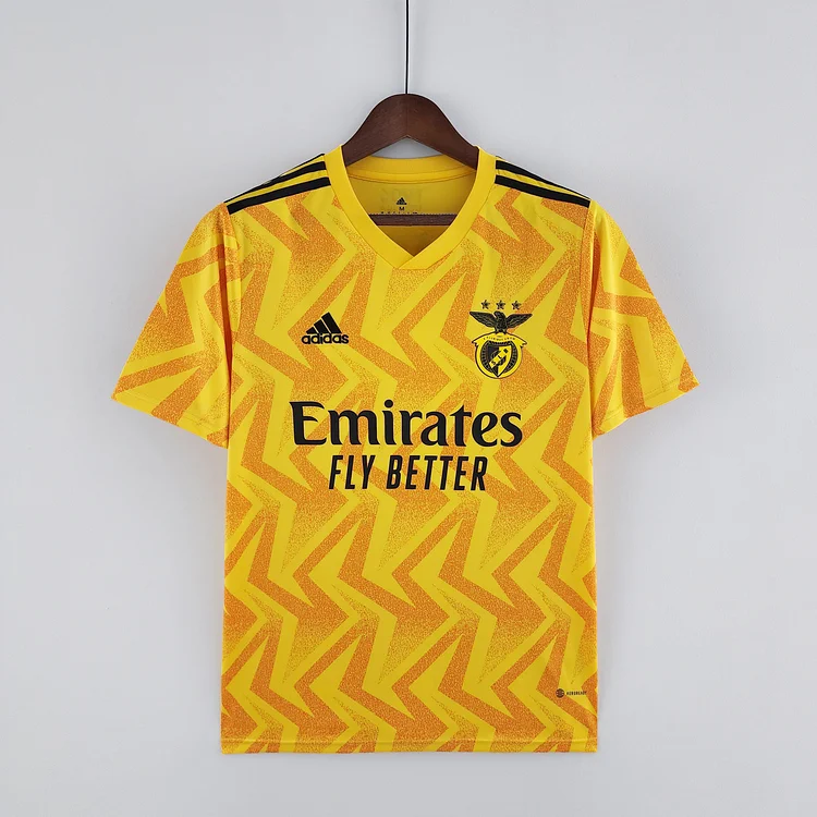 SL Benfica Away Shirt Kit 2022-2023 - Yellow