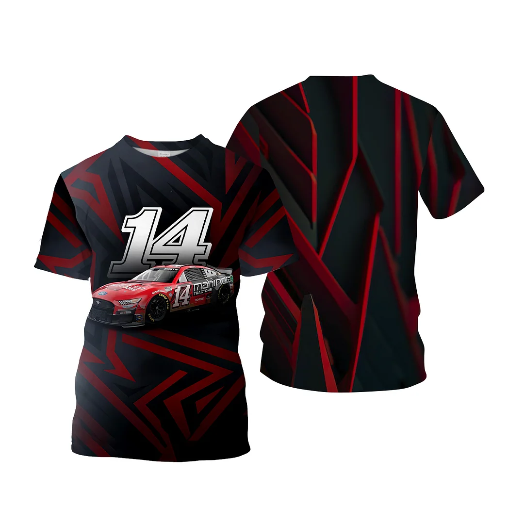 14 Racing Car Full Printed T-shirt - Devcarry