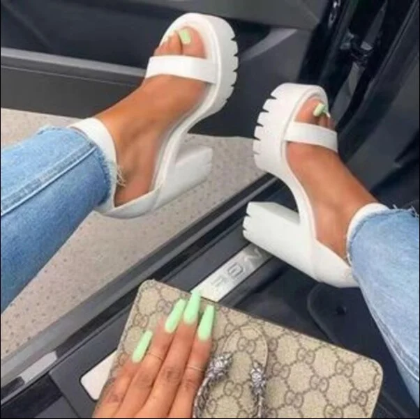Colourp Women Wedge Sandals for Women Thick Heels Sandals Platform Casual Shoes High Heels Sandalias Mujer Verano 2022 Chaussure Femme