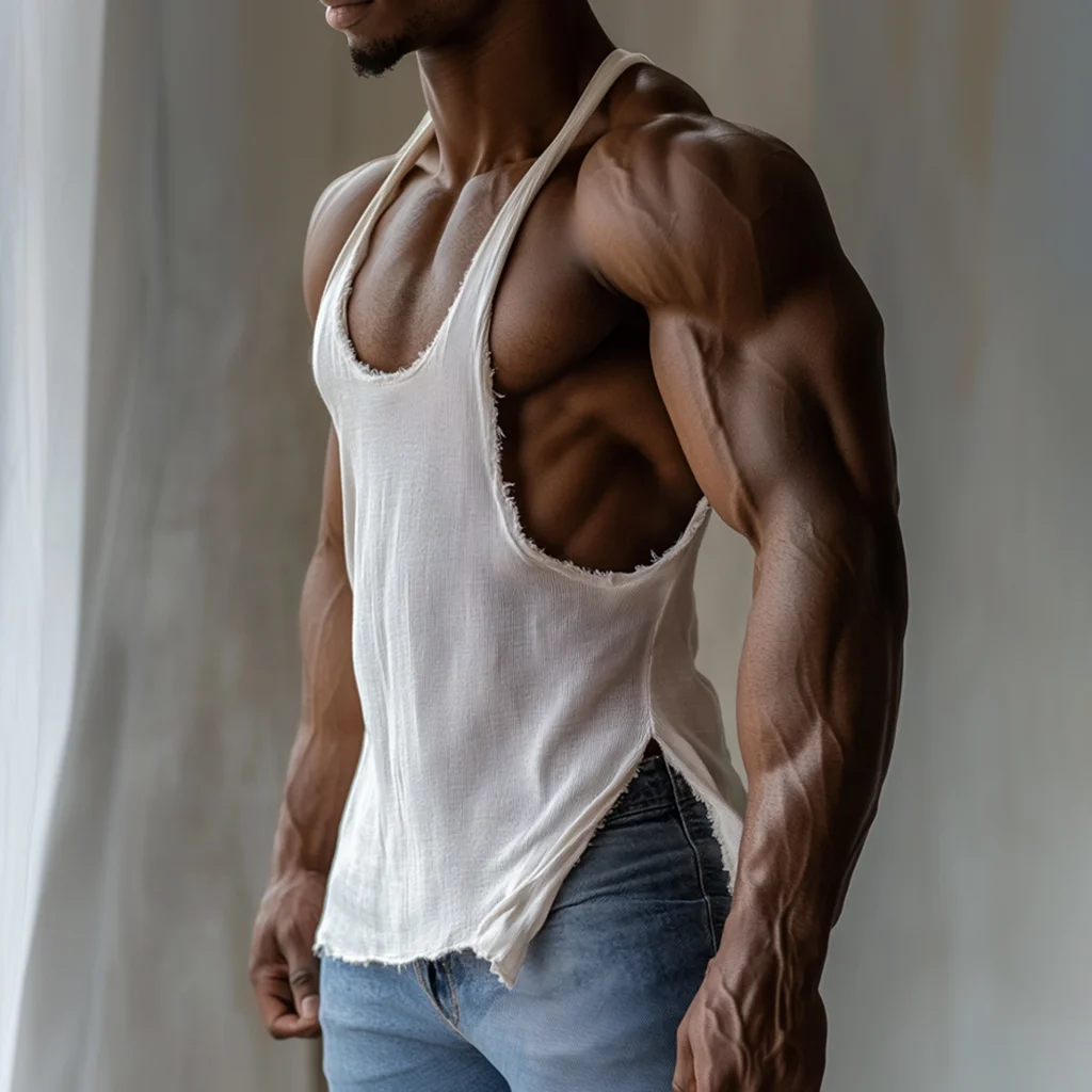 Men's Ripped Tank Top-inspireuse