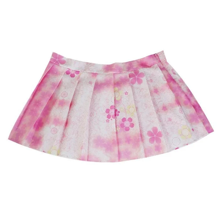 Plus Size Pink Sakura Sailor Seifuku Skirt SP151675