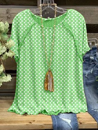 Bestdealfriday O Neck Casual Short Sleeve Shirts Tops 11826368