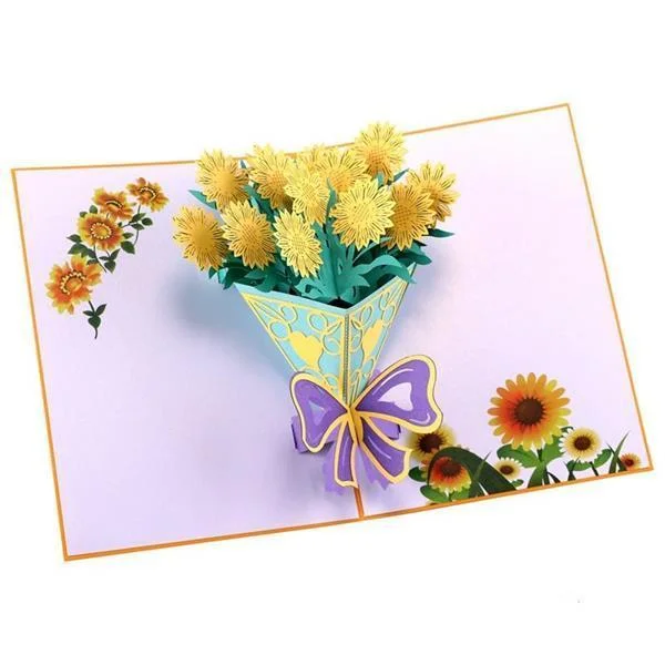 Sunflower Nosegay Gift Card