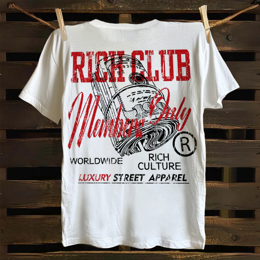 Exclusive Streetwear T-Shirt for Members Only - Perfect for Luxury Culture Enthusiasts
