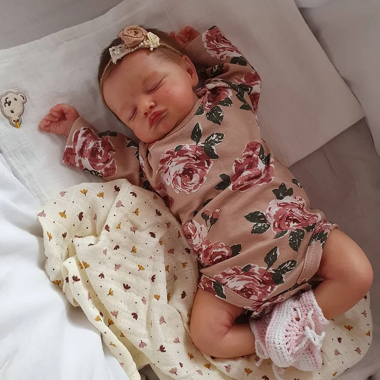 [Heartbeat & Sound] 20 '' Adalia Lifelike Asleep Reborn Rosalie Baby Doll Girl Gifts For Kids 2024 By Dollreborns®