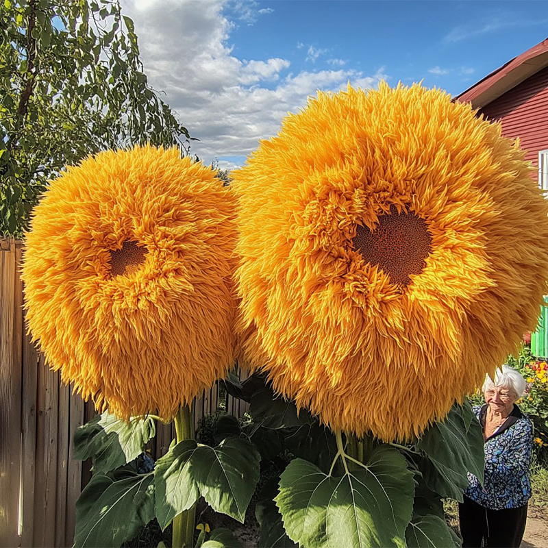 Enchanting Giant Teddy Bear Sunflower
