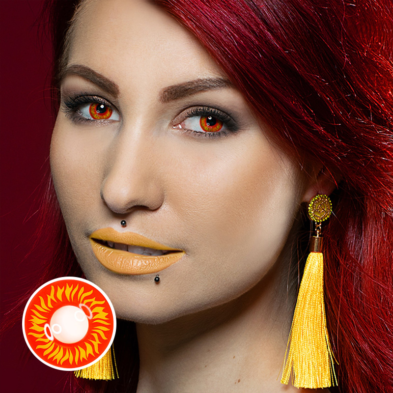 How can you tell if someone is wearing colored contacts?