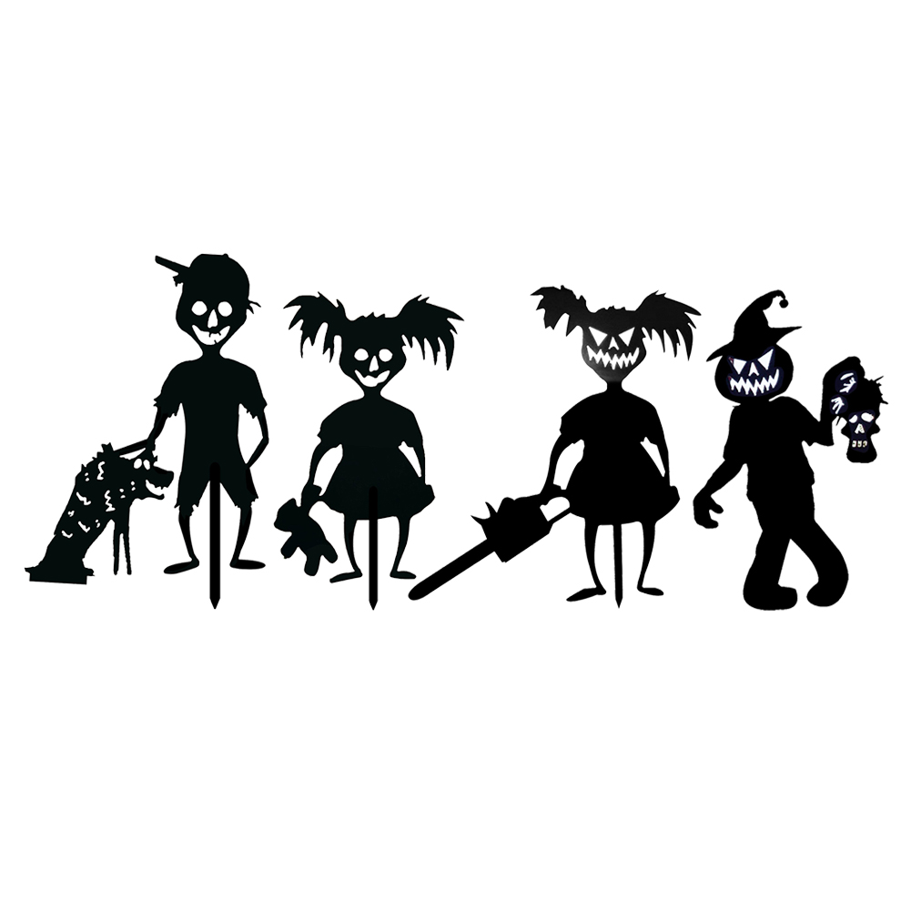 4pcs 3D Iron Halloween Art Evil Children Silhouette Garden Stake Lawn Decor, 501 Original
4pcs 3D Iron Halloween Art Evil Children Silhouette Garden Stake Lawn Decor, 501 Original