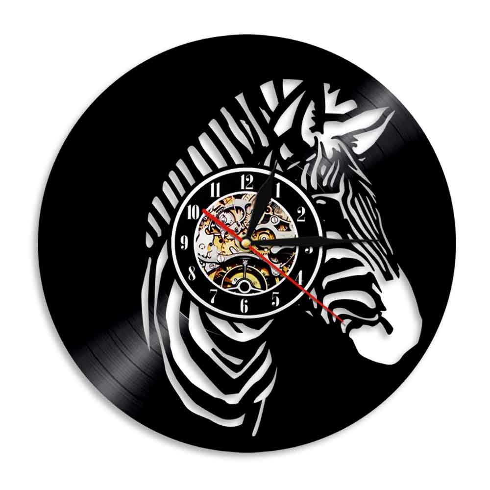 African Wildlife Black And White Zebra - Vinyl Record Wall Clock - Without LED, 501 Original
African Wildlife Black And White Zebra - Vinyl Record Wall Clock - Without LED, 501 Original