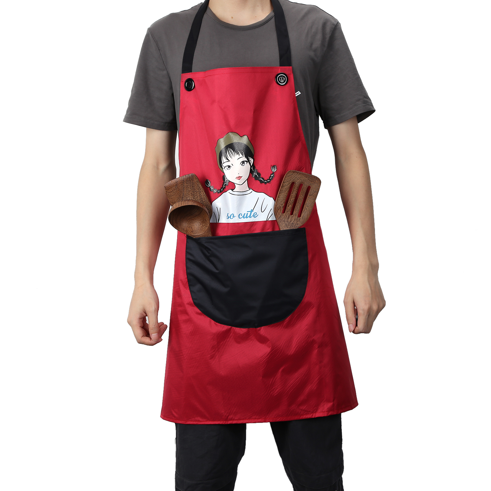 Cooking Aprons - Waterproof Kitchen Apron with Pocket for Cooking Painting, 501 Original
Cooking Aprons - Waterproof Kitchen Apron with Pocket for Cooking Painting, 501 Original