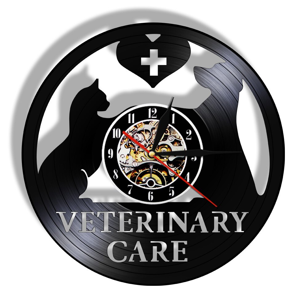 Cat And Dog Veterinary Clinic Reco - Vinyl Record Wall Clock - Without LED, 501 Original 
Cat And Dog Veterinary Clinic Reco - Vinyl Record Wall Clock - Without LED, 501 Original