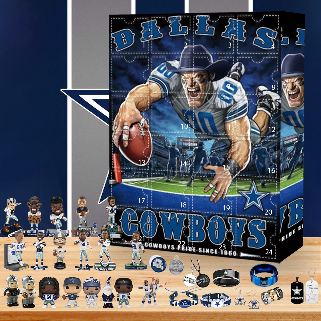 Dallas Cowboys Advent Calendar The One With 24 Little Doors Dallas Cowboys Advent Calendar The One With 24 Little Doors