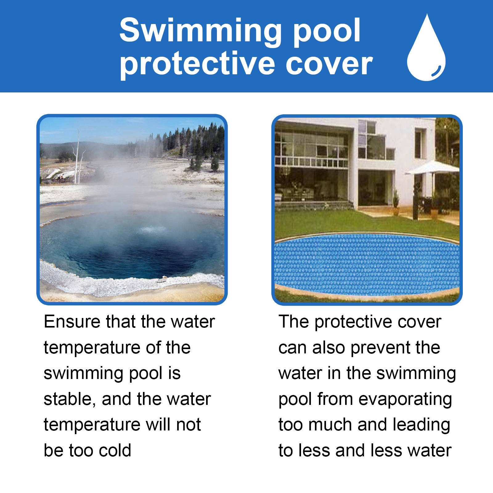 Round Swimming Pool Solar Cover Protector Pool Insulation Film, 305cm, 501 Original
Round Swimming Pool Solar Cover Protector Pool Insulation Film, 305cm, 501 Original