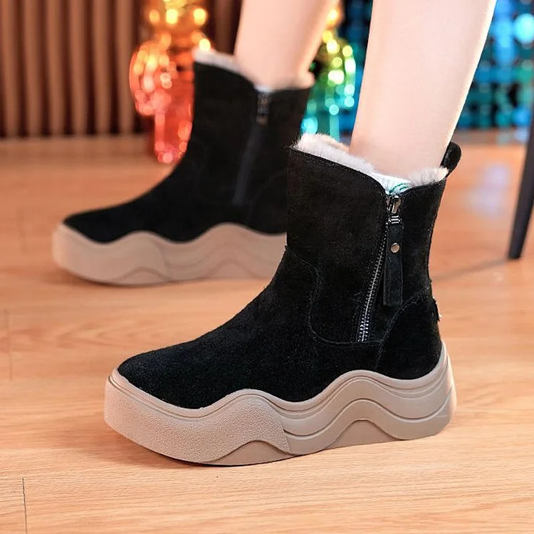 New Winter Women's Thick-Soled Snow Boots shopify Stunahome.com