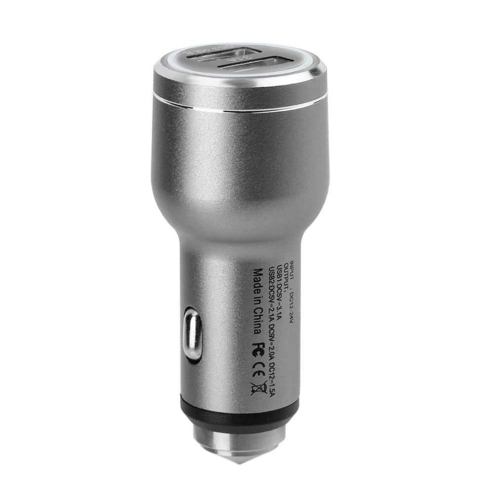 Dual QC 3.0 USB Port Quick Charge Car Auto Charger Adapter for Phone, Grey, 501 Original
Dual QC 3.0 USB Port Quick Charge Car Auto Charger Adapter for Phone, Grey, 501 Original