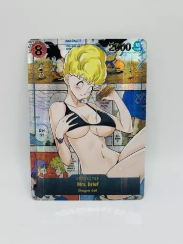 pornhint Pornhint Dragon Ball Z Mrs Brief Anime Girls Waifu Doujin Sexy Anime Foil Card Toy