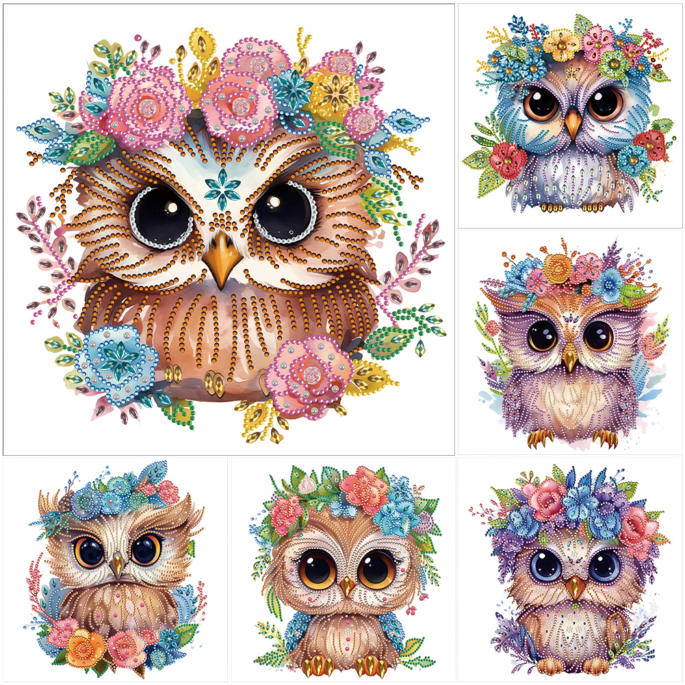 Cute Owl - Diamond Painting Kit – Just Paint with Diamonds