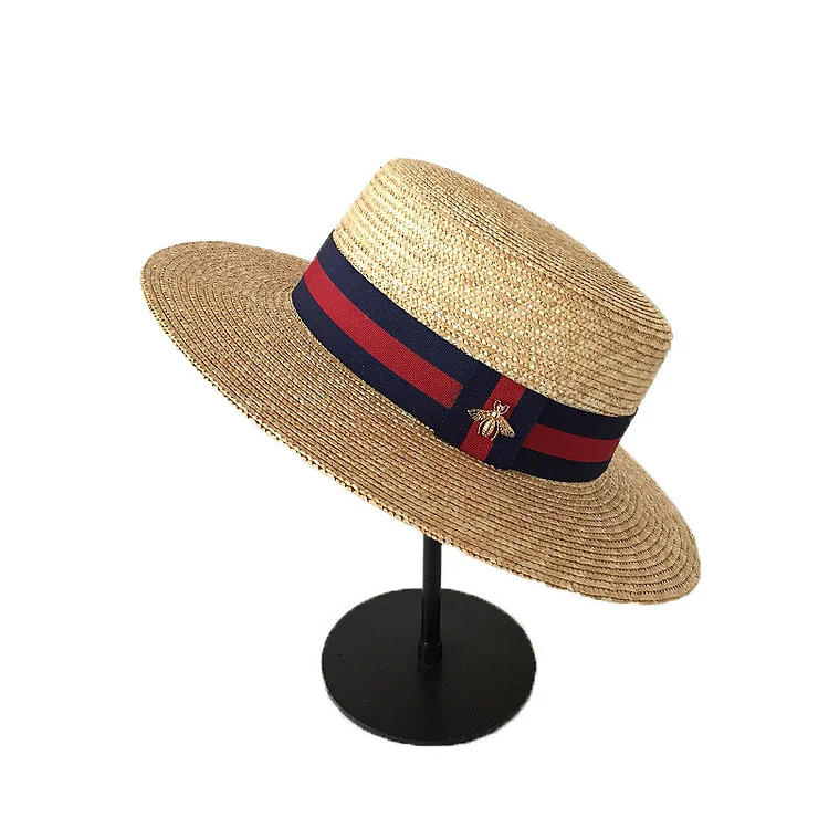 STRAW HONEYBEE – Boater Hats