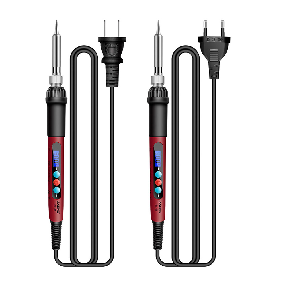 13pcs Digital Adjustable Temperature Soldering Iron Ceramic Heating Welder, Eu plug, 501 Original
13pcs Digital Adjustable Temperature Soldering Iron Ceramic Heating Welder, Eu plug, 501 Original