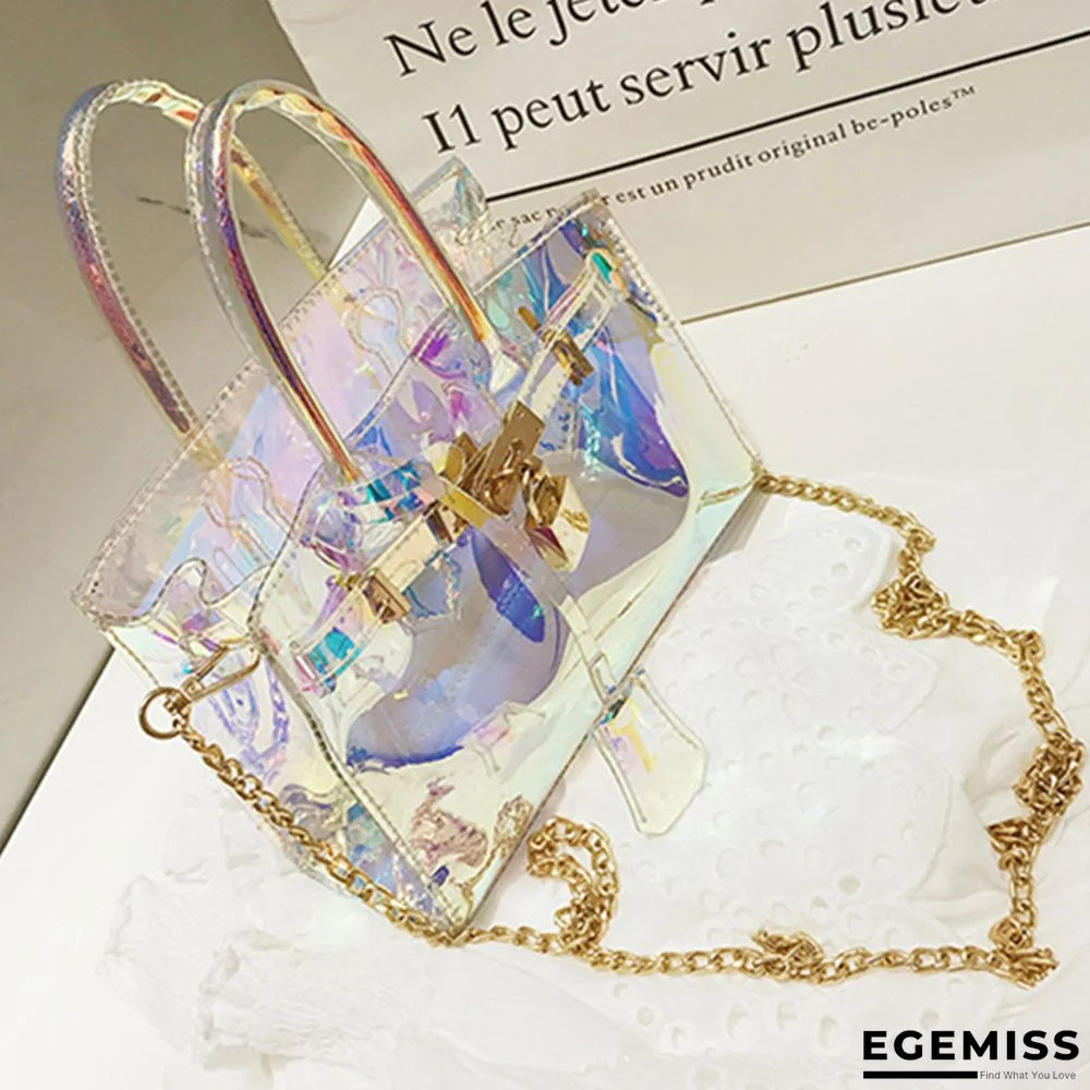 Light Blue Fashion Casual Patchwork Solid Chains Bags | EGEMISS