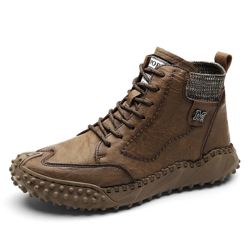 Men's two-wear soft handmade high-top Martin boots / [viawink] /