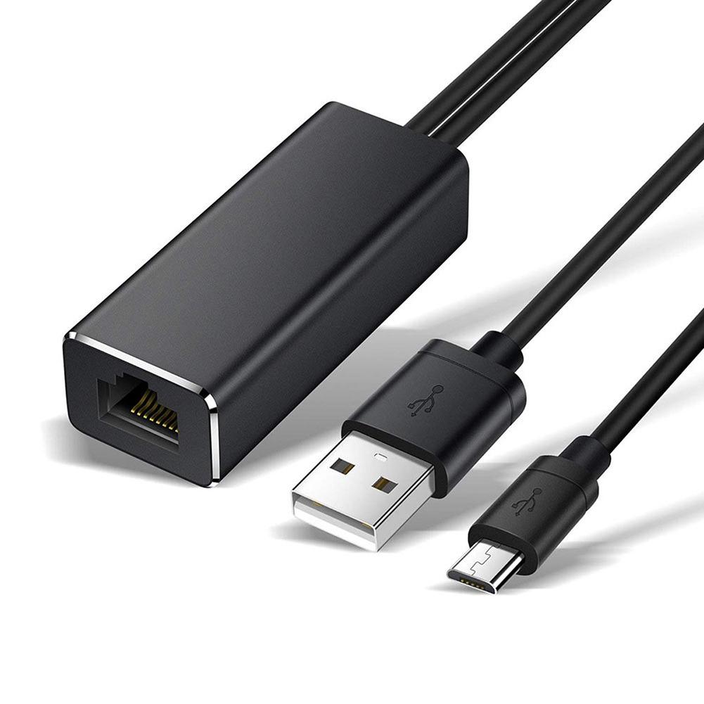 Micro USB to RJ45 Ethernet Adapter for TV Stick 480Mbps LAN Network Card, 501 Original
Micro USB to RJ45 Ethernet Adapter for TV Stick 480Mbps LAN Network Card, 501 Original