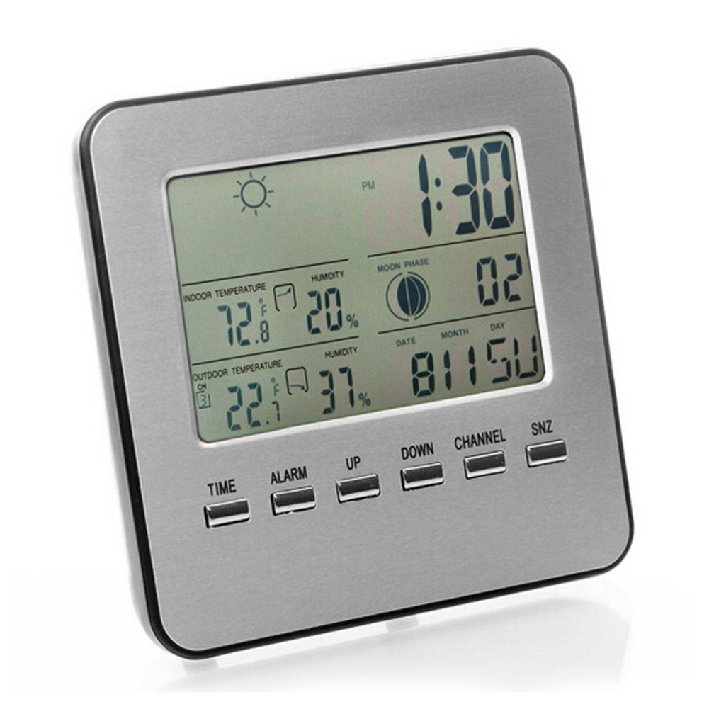 Electronic Digital Alarm Clock Wireless Temperature Humidity Sensor Meter, 501 Original
Electronic Digital Alarm Clock Wireless Temperature Humidity Sensor Meter, 501 Original