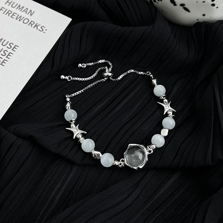 Fashion Opal Star Beads Bracelet