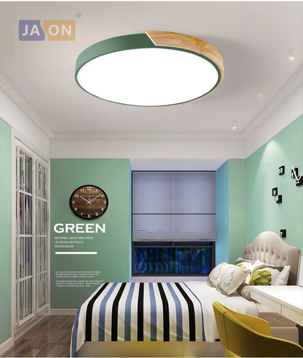 Led Modern Iron Acryl Colorized Round Cm Super Thin Led Lamp Led Light