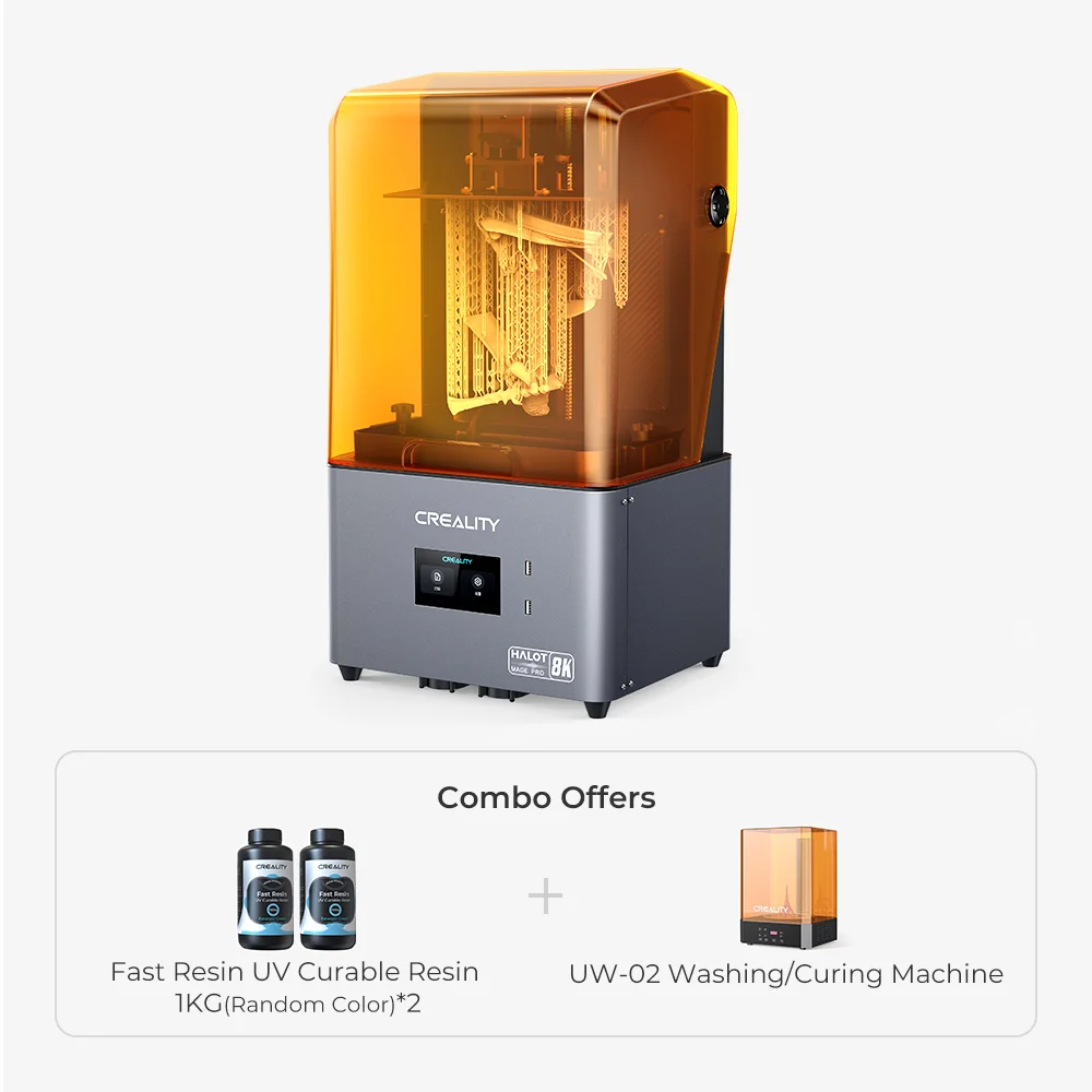 HALOT-MAGE PRO 8K Resin 3D Printer Combo