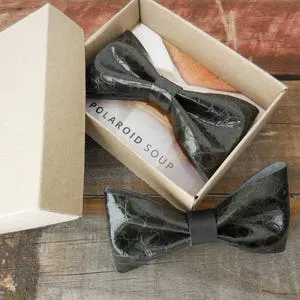 pornhint Pornhint Black Snake Optic Leather Bowtie, Wedding Bowtie, Snake Leather, Black Leather, Texture Bowtie, Leather Bow Tie, Mens Bowtie, Fetish Bowtie