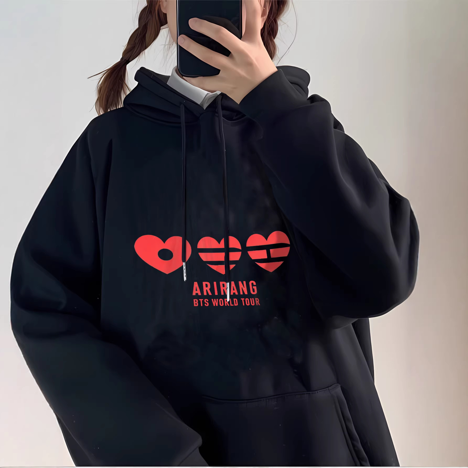BTS Arirang World Tour Loving Hoodie - Triple Heart Logo