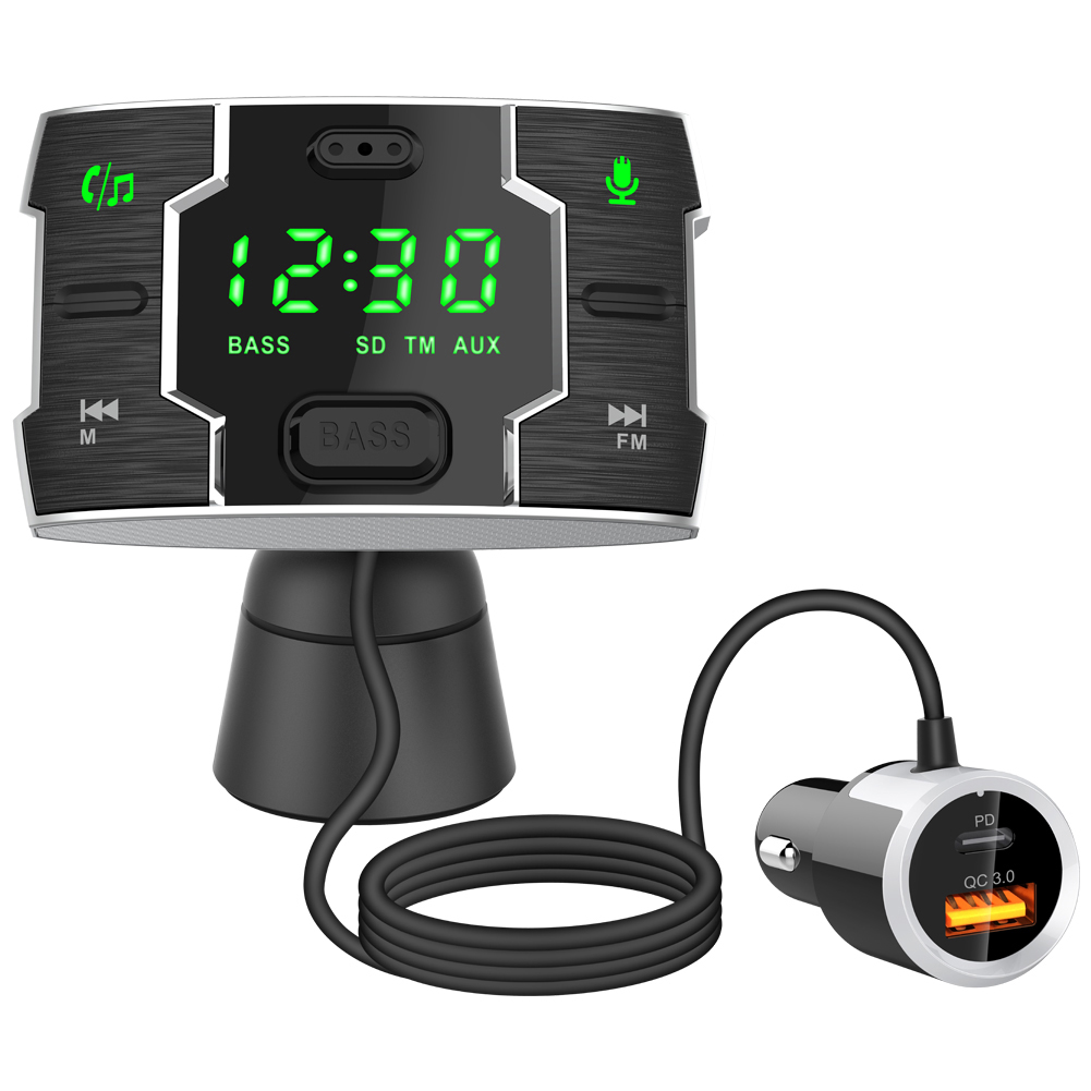 BC75 FM Transmitter AUX MP3 Player Bluetooth-compatible USB Car Charger, 501 Original
BC75 FM Transmitter AUX MP3 Player Bluetooth-compatible USB Car Charger, 501 Original