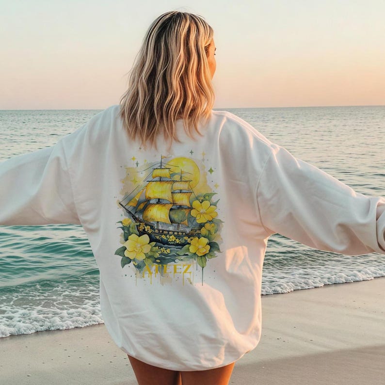 Ateez Golden Hour Part. 3 Lemon Drop Pirate Sweatshirt