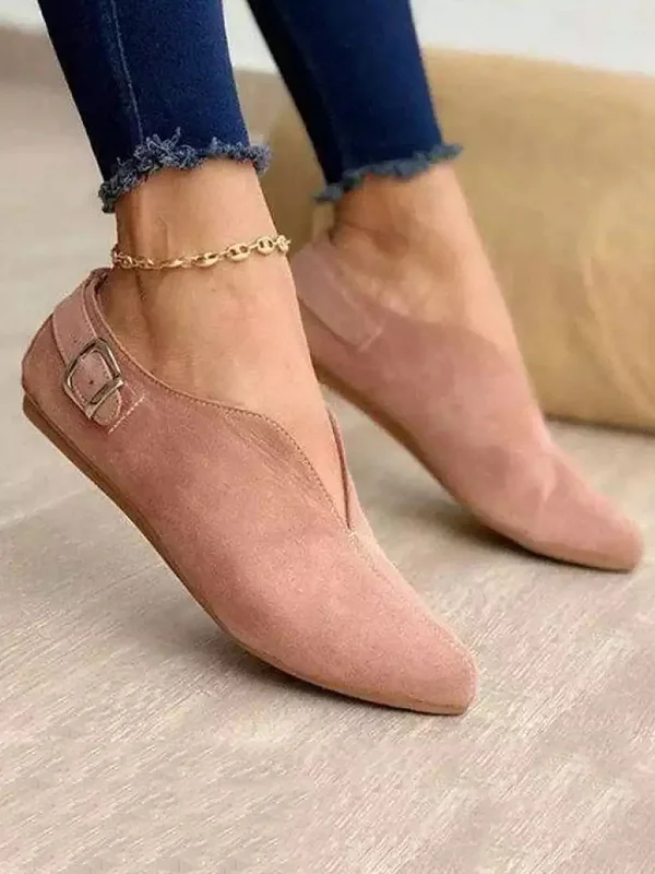 Pointed Toe Wrap Flats
