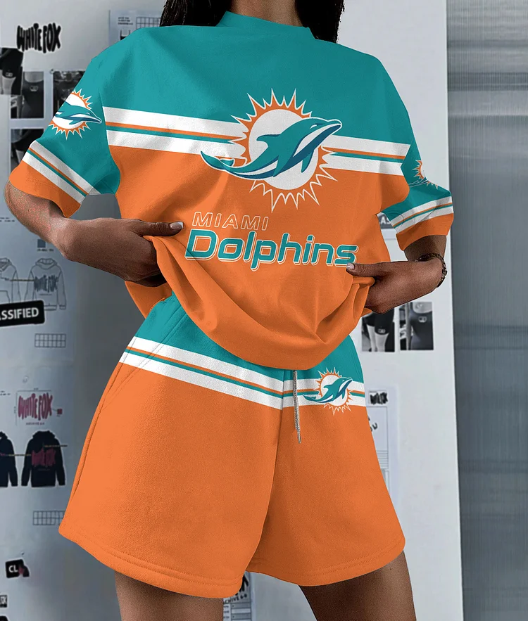 Miami Dolphins Limited Edition Top And Shorts Two-Piece Suits