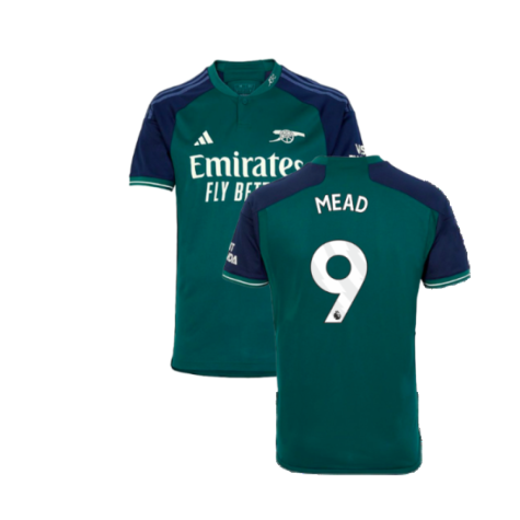 Arsenal Beth Mead 9 Third Shirt Top Kit 2023-2024