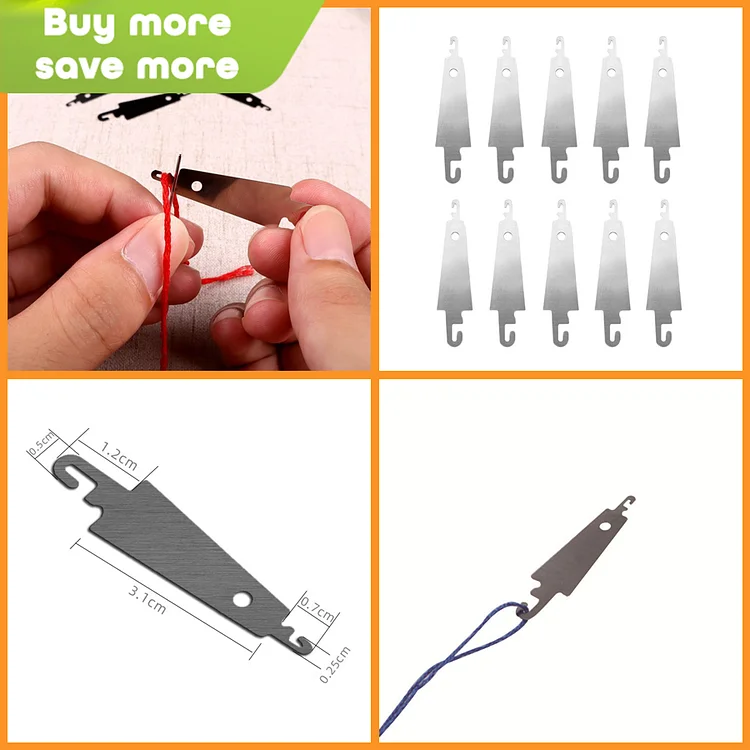 10PCS/20PCS/30PCS/40PCS Needle Threader Cross Stitch Sewing Needle Threading Guide Device