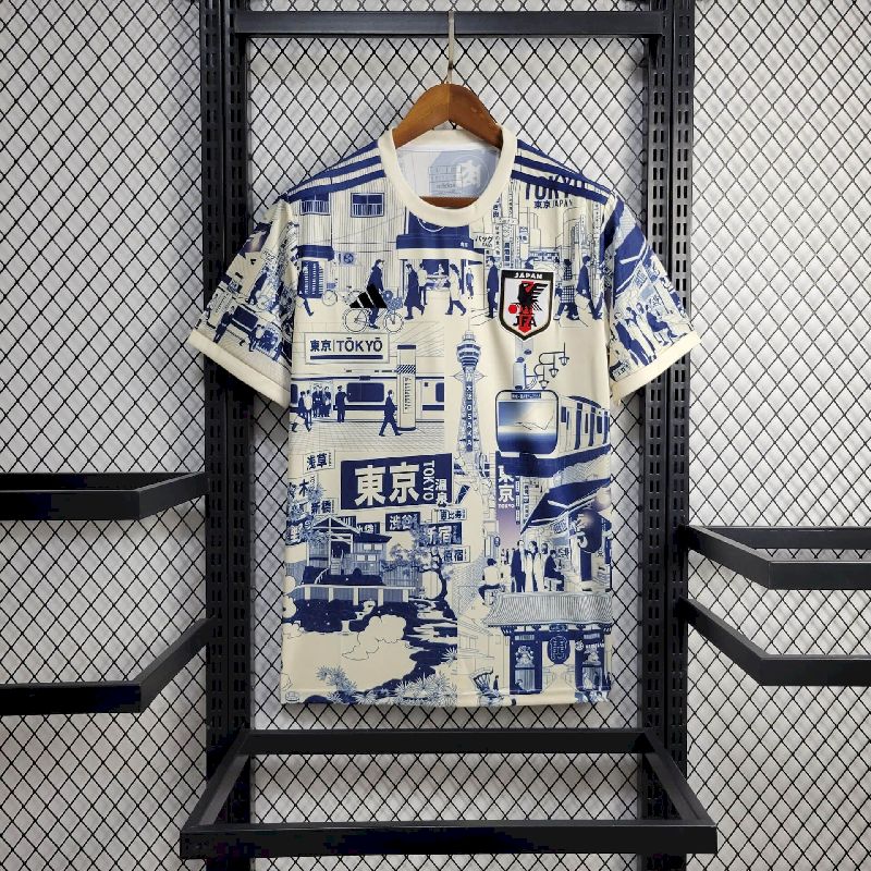 2024 Japan Tokyo Special Edition Blue Football Jersey display picture 1