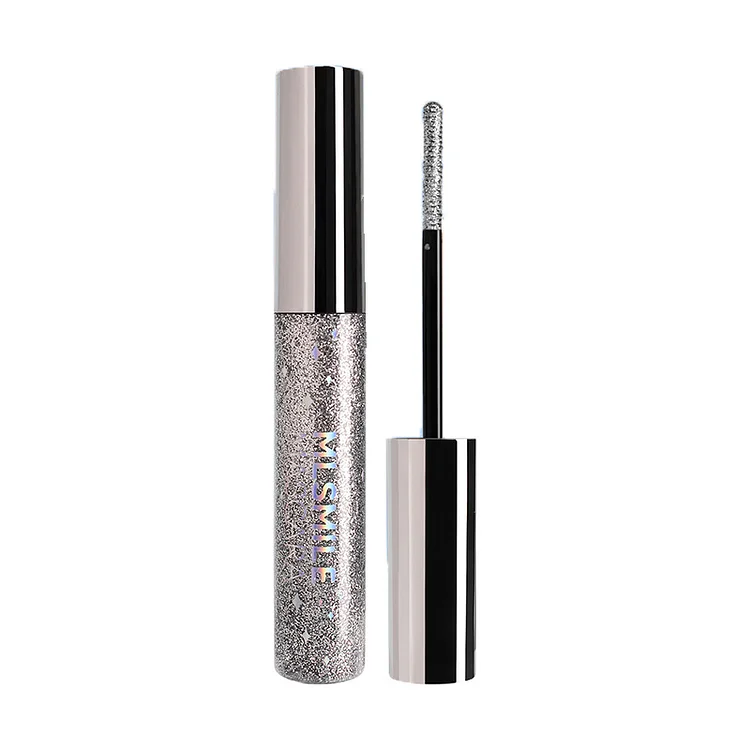 Shimmering spiral brush mascara