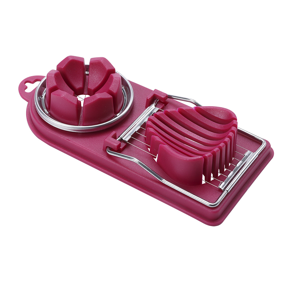 Stainless Steel Cut Egg Slicer Egg Splitter Cutter Flower Mold Kitchen Tool, Red, 501 Original
Stainless Steel Cut Egg Slicer Egg Splitter Cutter Flower Mold Kitchen Tool, Red, 501 Original