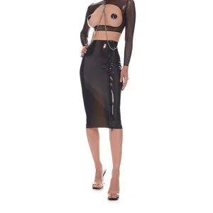 pornhint Pornhint Latex Skirt, Body harness, Transparent lingerie, Bodysuit women, Women harness, Bdsm lingerie, Latex catsuit, Lingerie erotique, Fetish wear