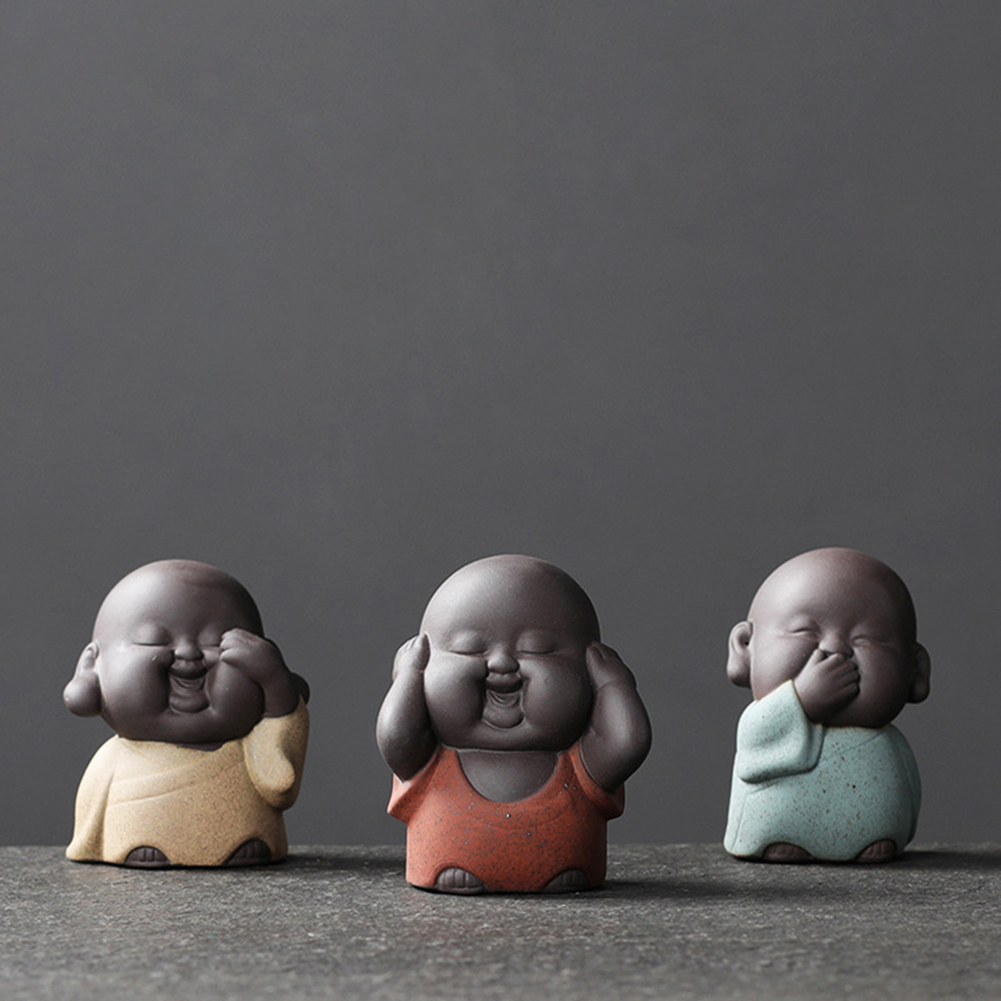 Purple Clay Tea Pet Small Ceramic Buddha Statue Monk Figurine Home Decor, 501 Original
Purple Clay Tea Pet Small Ceramic Buddha Statue Monk Figurine Home Decor, 501 Original