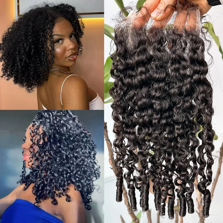 Burmese Curly Brazilian Virgin Hair Lace Closure
